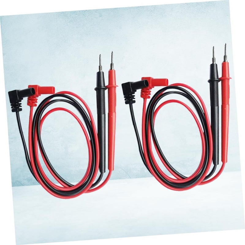 2 Sets Insulated Multimeter Test Leads with Temperature Probe Cables - Image 3