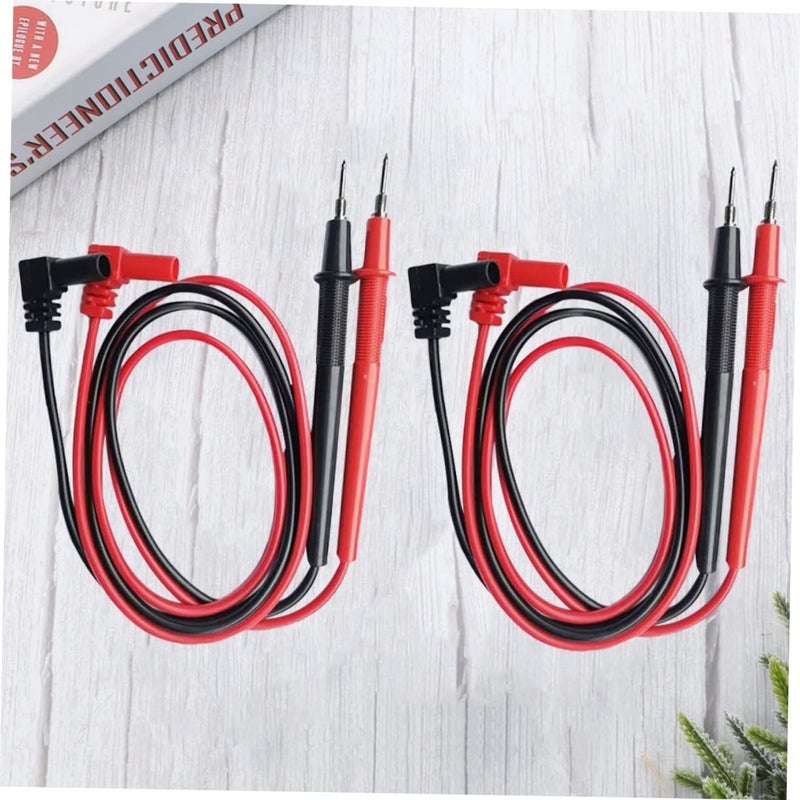 2 Sets Insulated Multimeter Test Leads with Temperature Probe Cables - Image 4