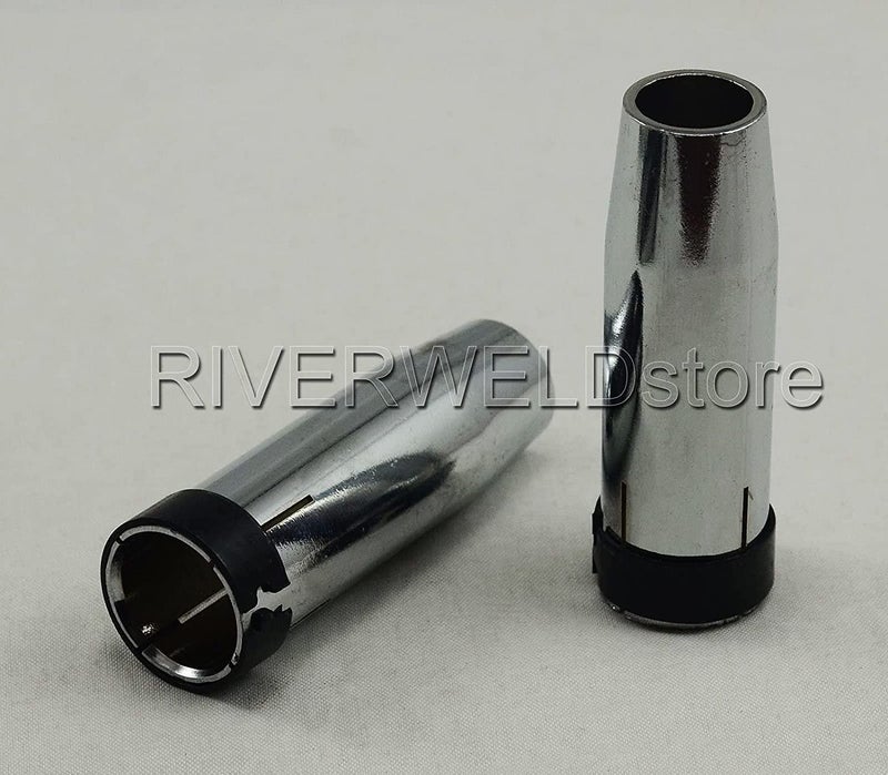 RIVERWELD MIG MAG Contact Tips M6 .035" 0.9mm 140.0169 Conical Cups Gas Nozzle 145.0080 Contact Tip Holder 142.0003 Gas Diffuser Ceramic 012.0183 for 24KD MB24 Co² Welding Torch 59pcs - Image 4