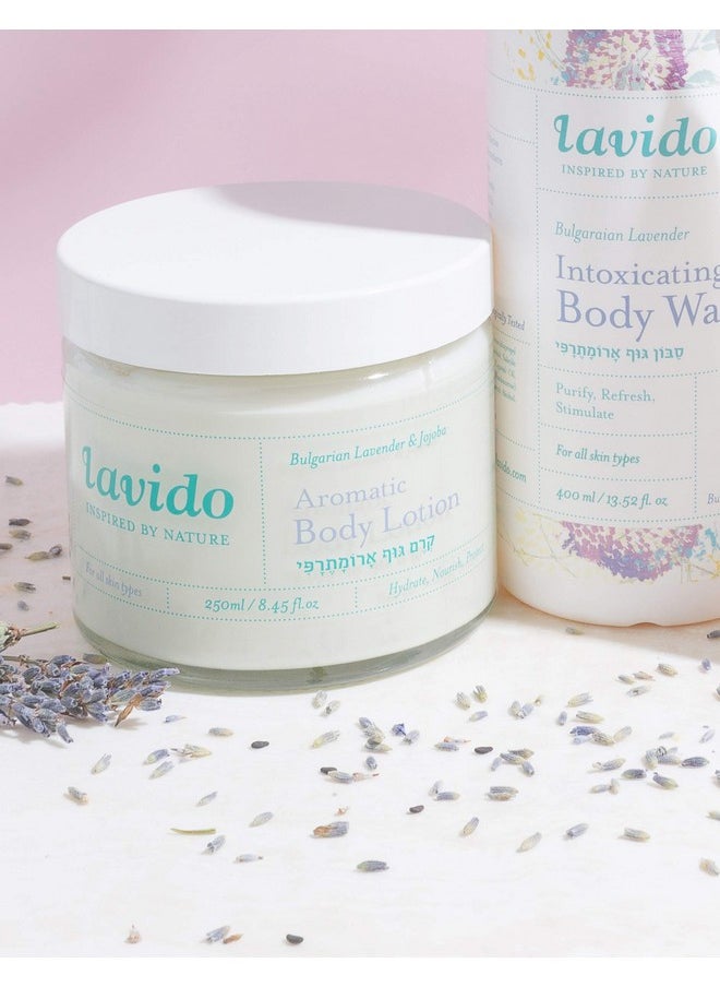 Lavido Natural Aromatic Body Lotion Nontoxic Clean Skincare (Lavender 8.45 Fl Oz 250 Ml)  - Image 2