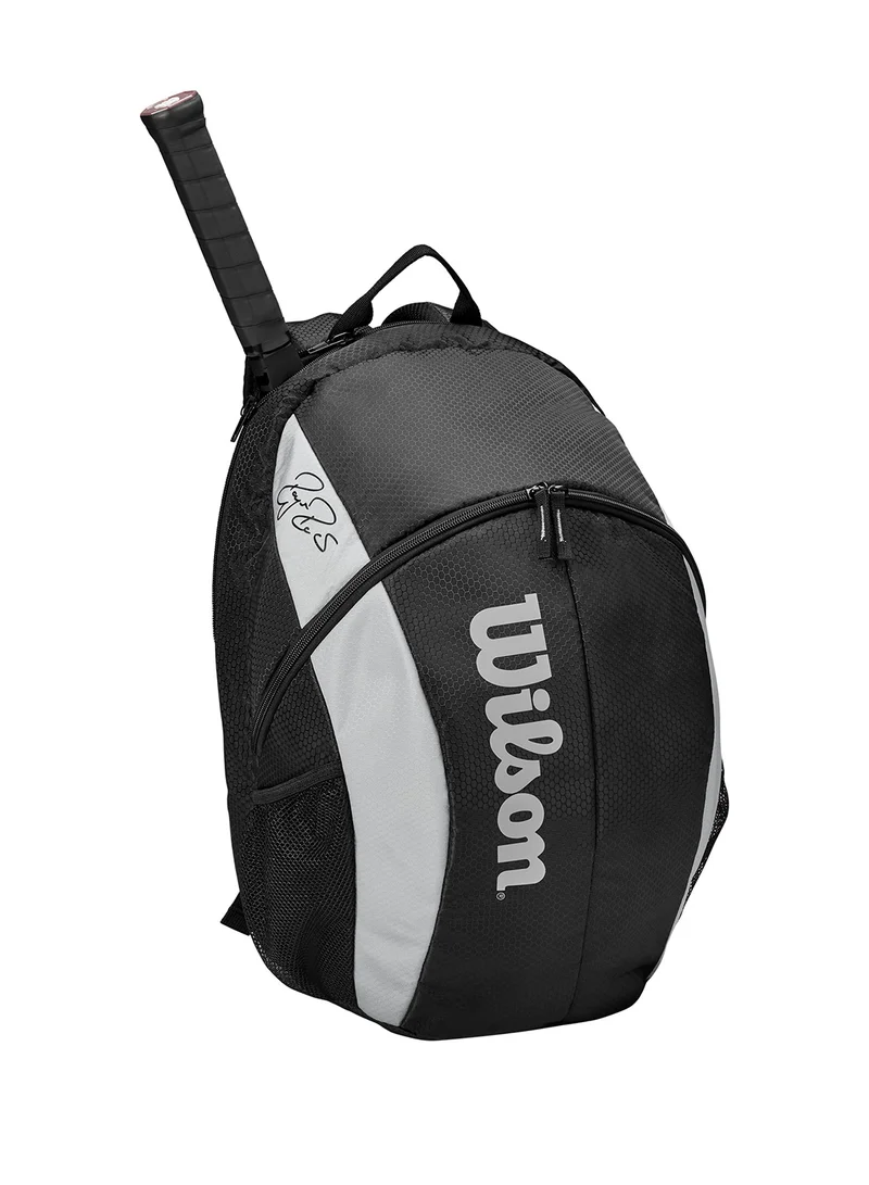 Wilson Federer Team Tennis Backpack, Black, Adults