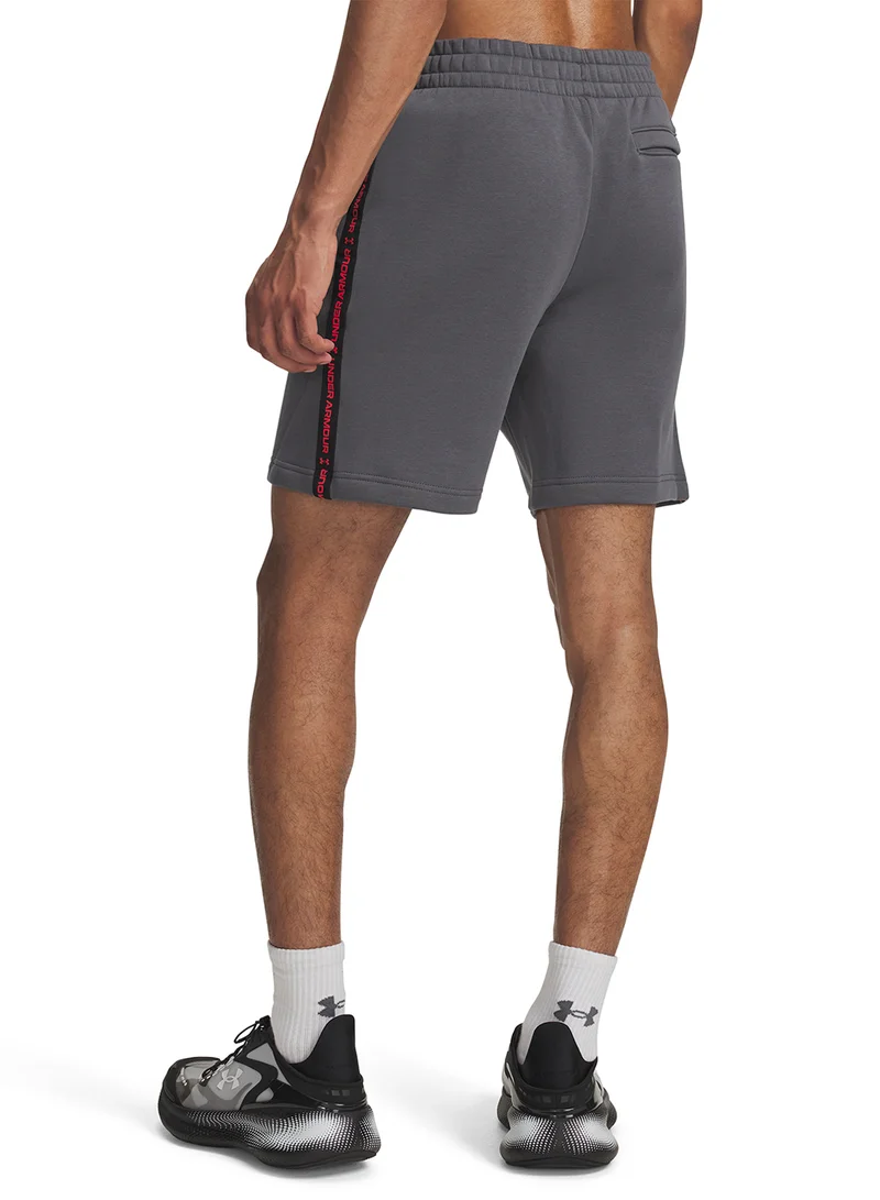 اندر ارمور Icon Fleece Shorts With Taping
