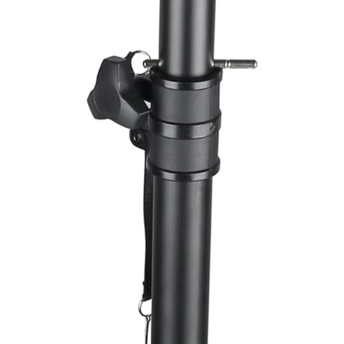 Softline Pro Heavy Duty Tripod Studio Monitor Stand Adjustable Height Foldable Tripod Legs Non-Slip Rubber Pads Foldable Monitor Speaker Stands - Single (SP 800 VP) - Image 5
