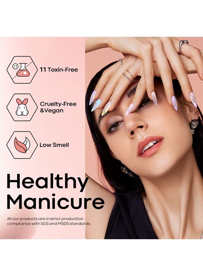 modelones Poly Nail Gel Builder Nail Extension Gel Nude Nature Color Light Apricot Acrylic Nails Enhancement Thickening Trendy Nail Art Design Salon Professional Technician Tool 50ML 1.76oz - Image 5