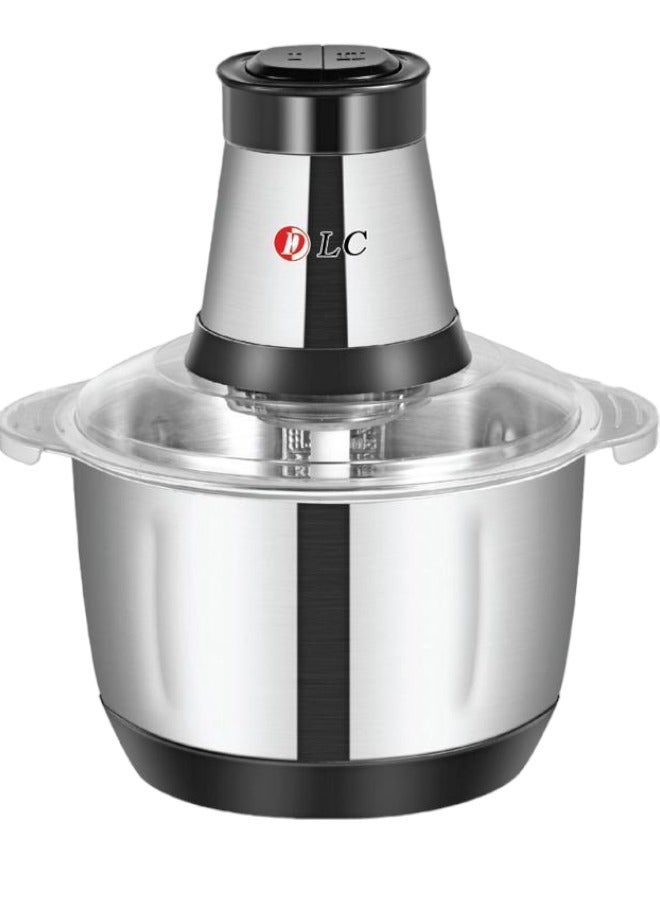 LC Electric Food Chopper Meat Grinder With Stainless Steel Bowl 4L 350W - Image 1