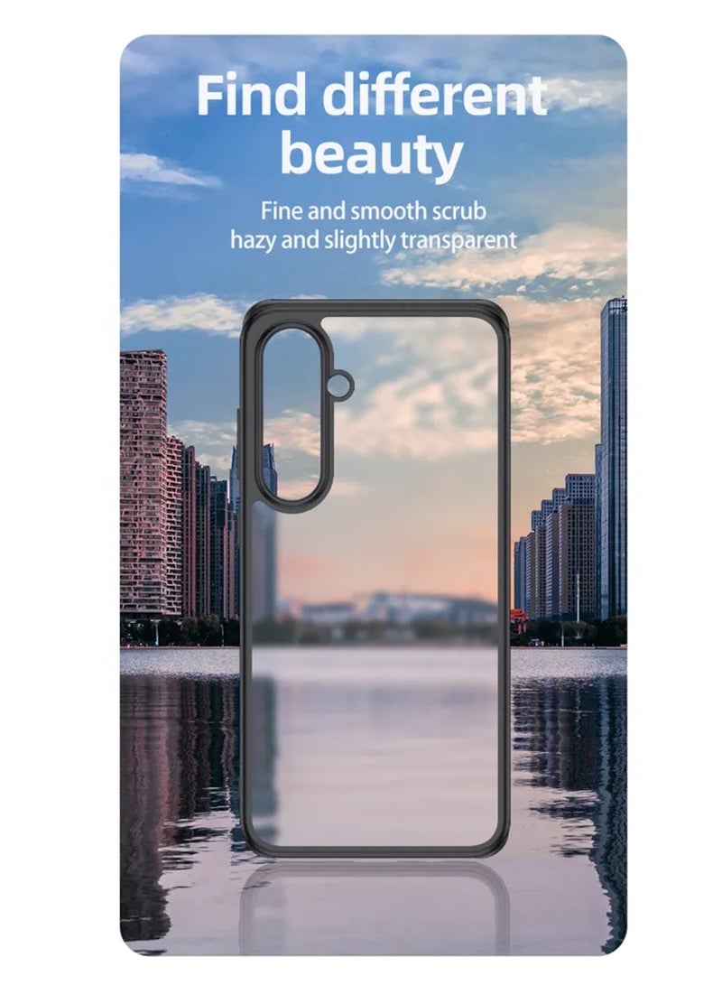 Wtech Samsung Galaxy A57 5G 2026 Premium Hybrid TPU Silicone with Raised Armour Bumpers Slim Case Cover (MCAPSA) - Clear/Black - Image 2