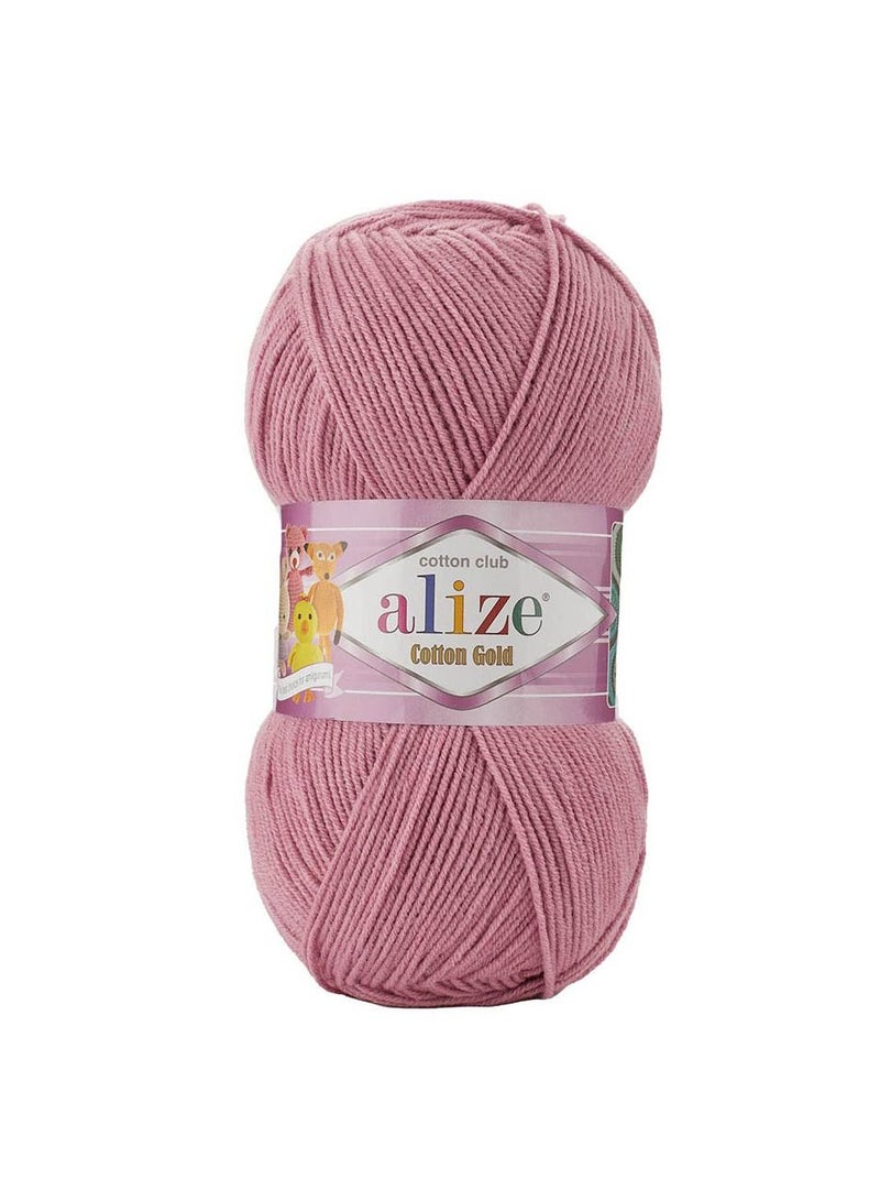 ALIZE Cotton Gold Yarn 676 Nostalgic Rose 100g