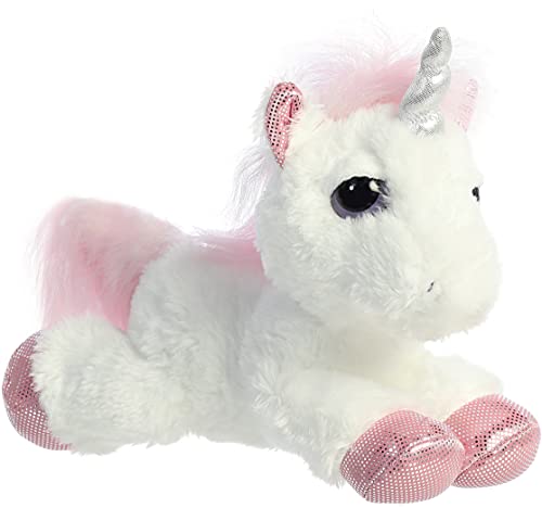 Aurora® Enchanting Dreamy Eyes™ Heavenly White Unicorn™ Stuffed Animal - Captivating Gaze - Aesthetic Appeal - White 10 Inches - Image 5