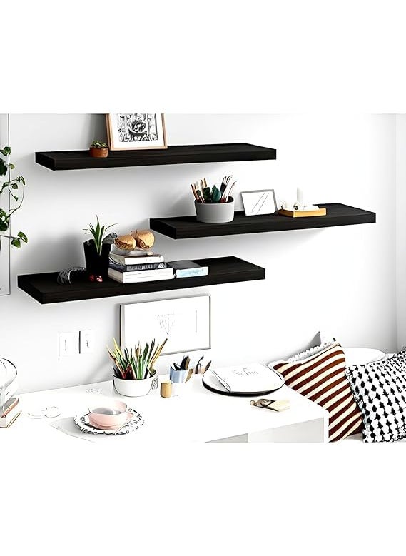 TAKME TAKME Wooden Shelves for WallsWall shelve for Bed RoomHanging Wall ShelfWall shelve for Living RoomWall ShowcaseWall Rack for Home Decoration Brown 