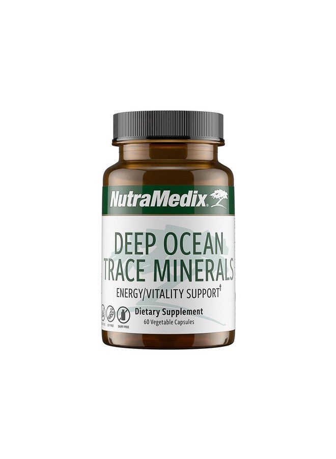 نيوتراميديكس NutraMedix Deep Ocean Trace Minerals 1,000mg - مكملات المعادن والطاقة - المغنيسيوم والزنك والبوتاسيوم والبورون والفوسفور والمنجنيز - دعم الإلكتروليت (60 كبسولة) - Image 1