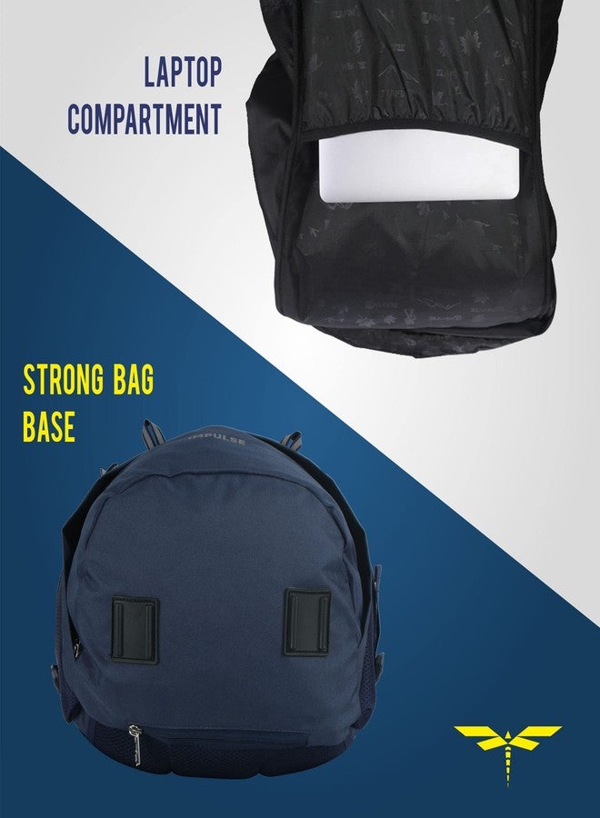 Impulse rucksack bags 75 litres travel bag for men tourist bag for travel backpack for hiking trekking Bag for men camping Libelle with 1 Year Warranty (Blue) - Image 4