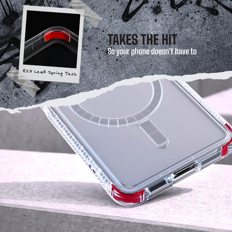 Ghostek Covert Clear Galaxy S26 Ultra Case MagSafe Compatible with Magnetic Ring, Slim Thin Shockproof Phone Cover Designed for 2026 Samsung S26 Ultra (6.9") (Black) - Image 4