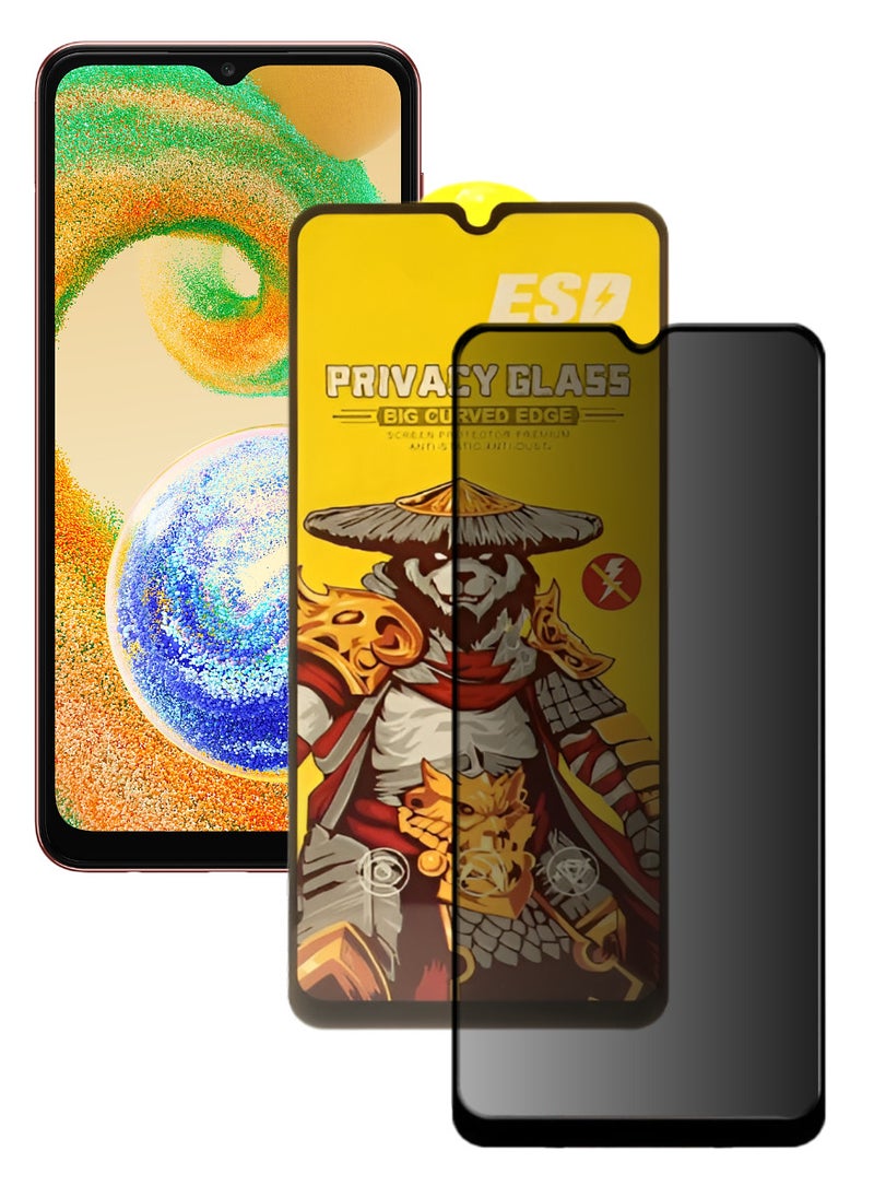 ESD Tempered Dustproof Privacy Glass Screen Protector Compatible For Samsung Galaxy A04s - Image 1