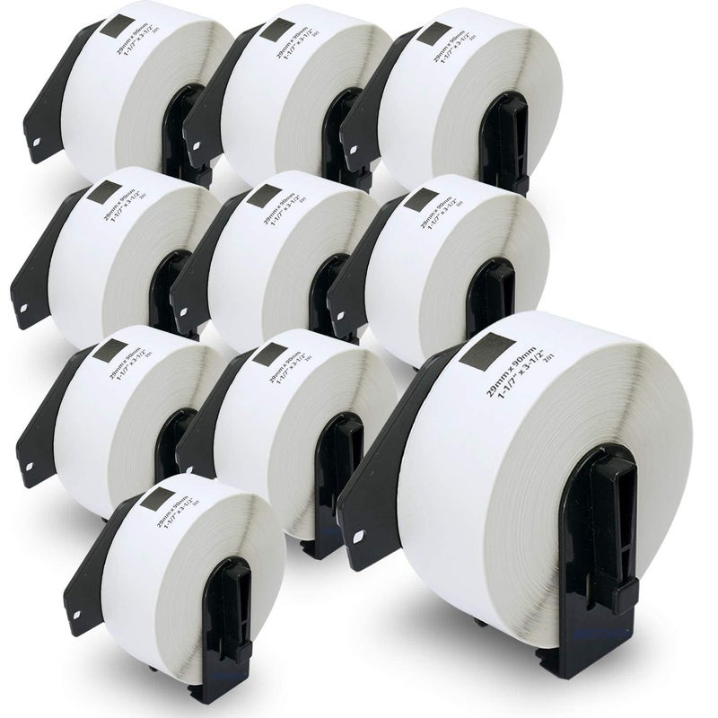 BETCKEY Compatible Address Labels Replacement for Brother DK1201 11 in x 35 in Use with Brother QL Label Printers 10 Rolls4000 Labels