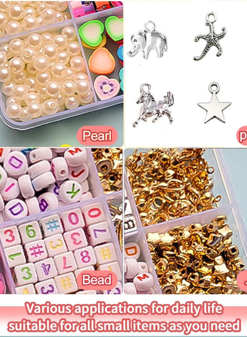 أرابايت مجموعة صنع الأساور، خرز للأساور لصنع خرز المهر، خرز طين بوليمر، خرز وجه مبتسم، خرز حروف لصنع المجوهرات، هدايا الفنون والحرف اليدوية لألعاب الهدايا للفتيات من عمر 6 إلى 12 عامًا - Image 2