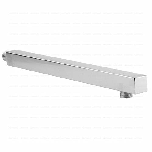 Glosy 12Inch Square Shower Rod Modern Style Easy Installation