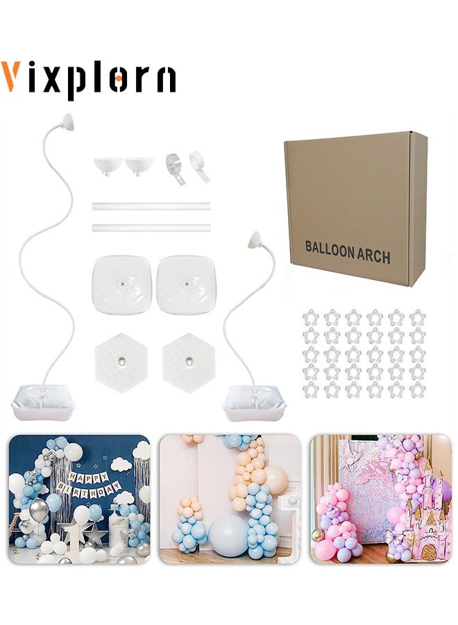 Vixplorn The balloon arch set is suitable for birthday parties, weddings, baby showers, national holidays, Ramadan and many other occasions! - Image 1
