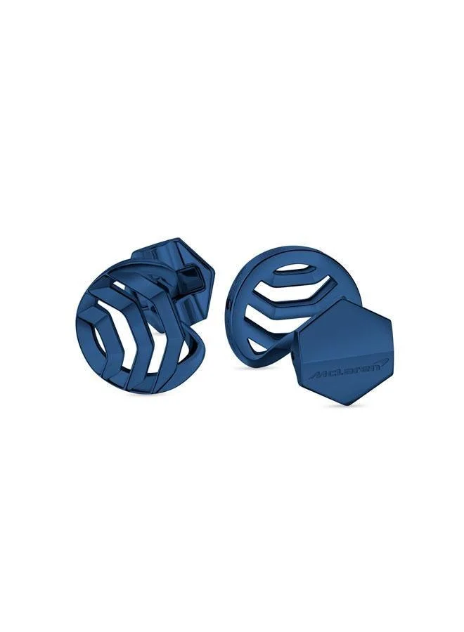 McLaren  Blue Cutouts Style Cufflinks for Men | Best Price UAE