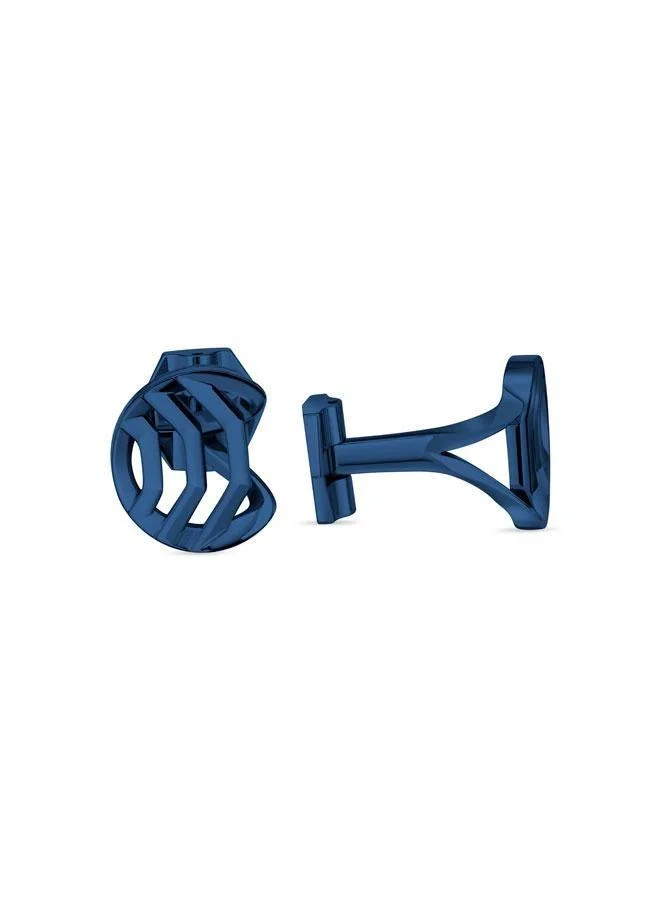 مكلارين أزرار أكمام بتصميم فتحات زرقاء