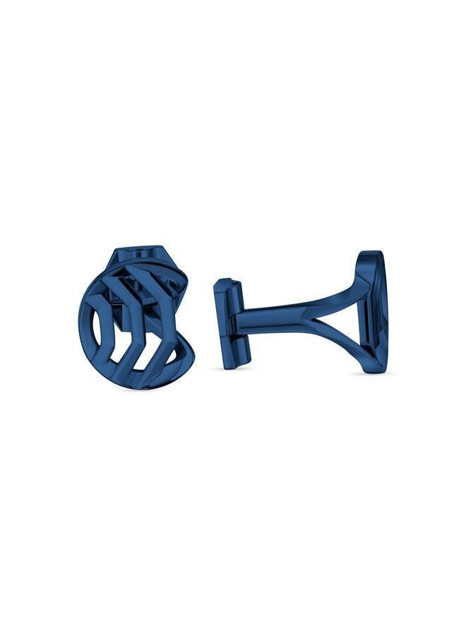 McLaren Blue Cutouts Style Cufflinks - Image 2