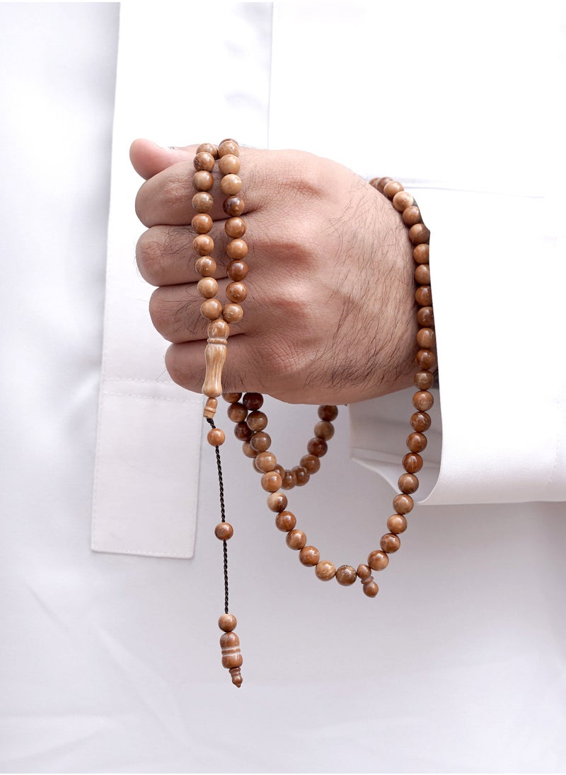 Subhati - Prayer Beads ( Misbah ) with Kook | 8 MM Beads - 99 - Image 1