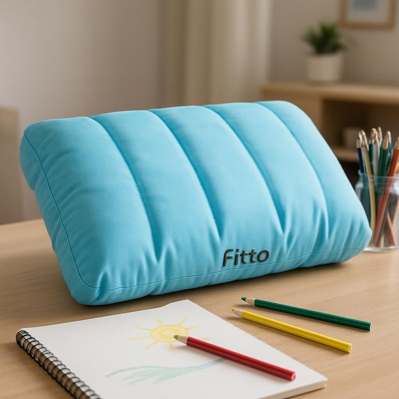 Fitto Kids Pillow Assorted 43x28x9 cm for Ages 3+ Bedside Sleep Support - Image 2