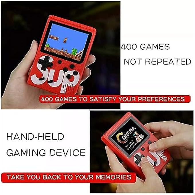 400 في 1 صندوق ألعاب سوبر كلاسيكي ريترو (لاعب واحد، أزرق) - Image 4