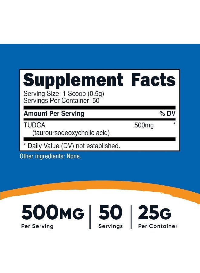 مسحوق تودكا 25 جرام (حمض تورورسوديوكسيكوليك) - خالي من الغلوتين، غير معدّل وراثيًا - Image 2