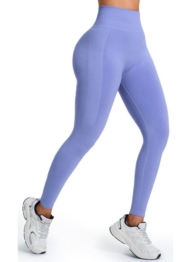 JOYSPELS SEAMX Scrunch Workout Leggings for Women - High Waisted Seamless Booty Lifting Squat Proof Gym Sculpting Activewear, Stargazer, M - Image 4