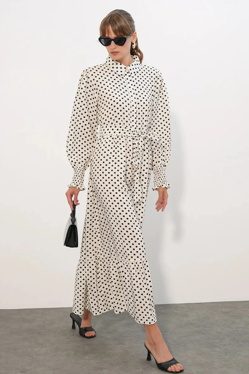 بيغ دارت BDART Paisley Belted Midi Shirt Dress