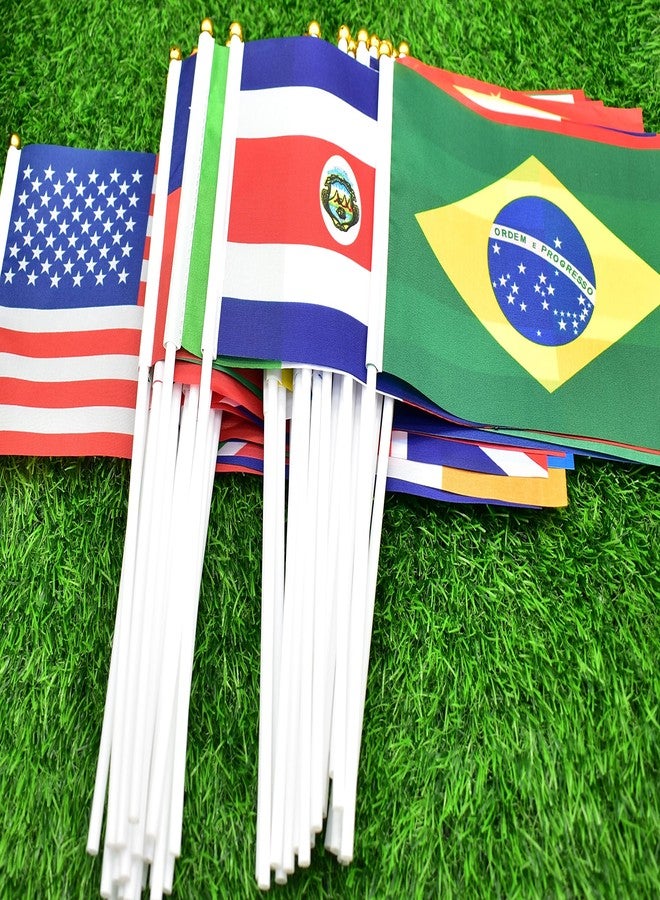 Ckexin 228 Countries Small Stick Flags Mini International World Hand Held Flag Decorations - Image 5