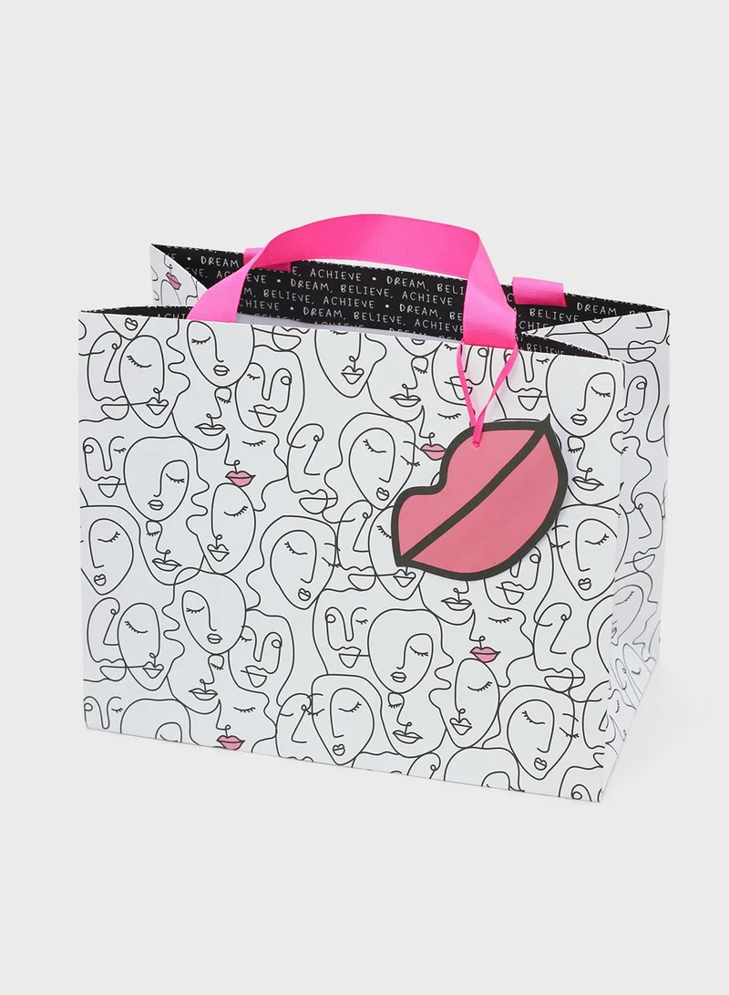 Belly Button Faces Tote Bag