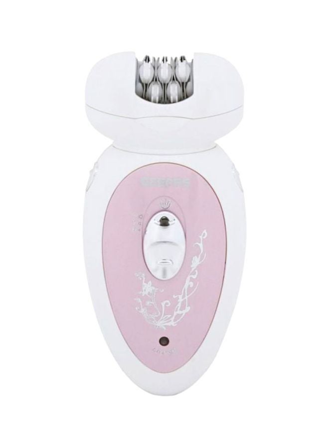 GEEPAS 2-In-1 Electric Epilator White/Pink - Image 1