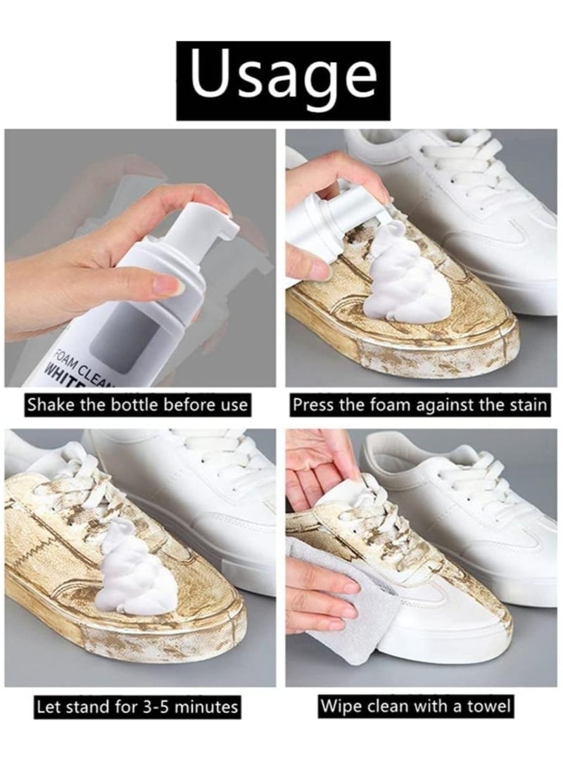 Premium Shoe Cleaner Cream Shoe Whitening Formula for Leather & Canvas Revive  Easy to Use Shoe Polish - Image 5