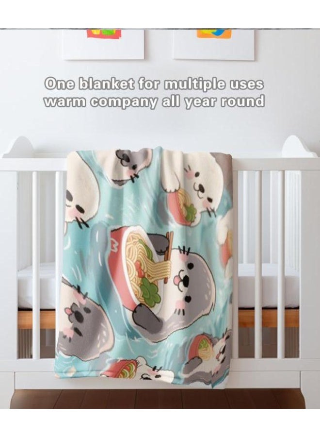 general Children's or student cartoon flannel thin blanket (warm and comfortable, suitable for sleep, games) 100cm*150cm - Image 5