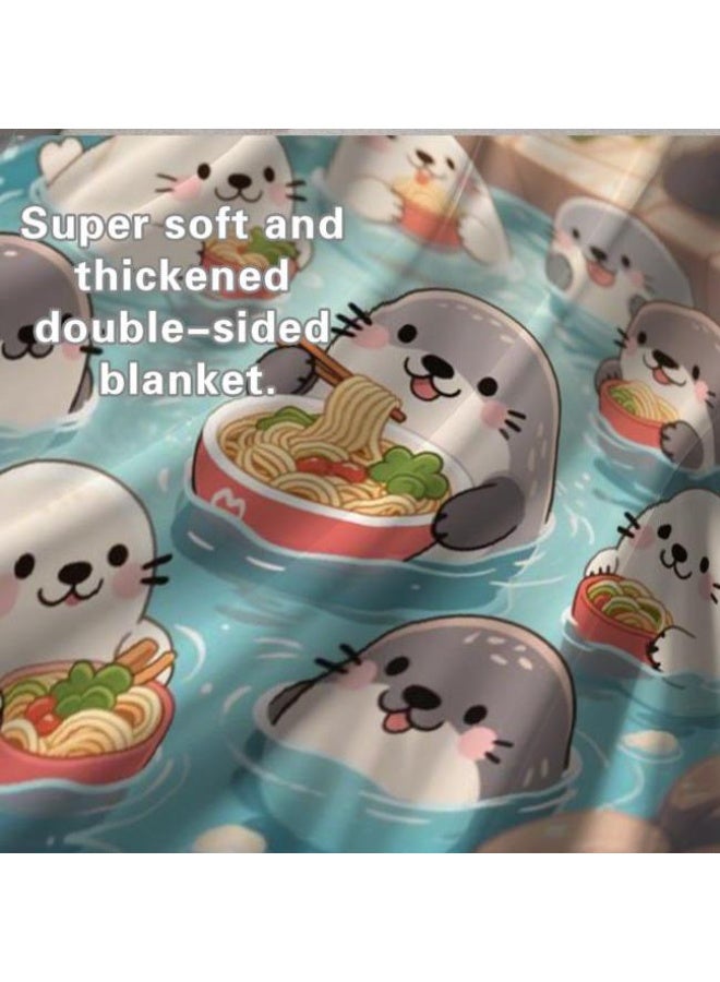 general Children's or student cartoon flannel thin blanket (warm and comfortable, suitable for sleep, games) 100cm*150cm - Image 3