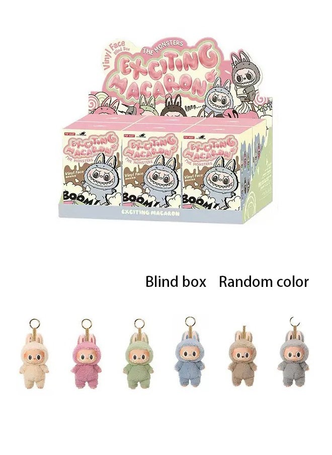 Generic - First generation Labubu THE MONSTERS Exciting Macaron Series Random 6 piece Pop Mart blind box Collectible Toy Art（Blind box） - Image 1