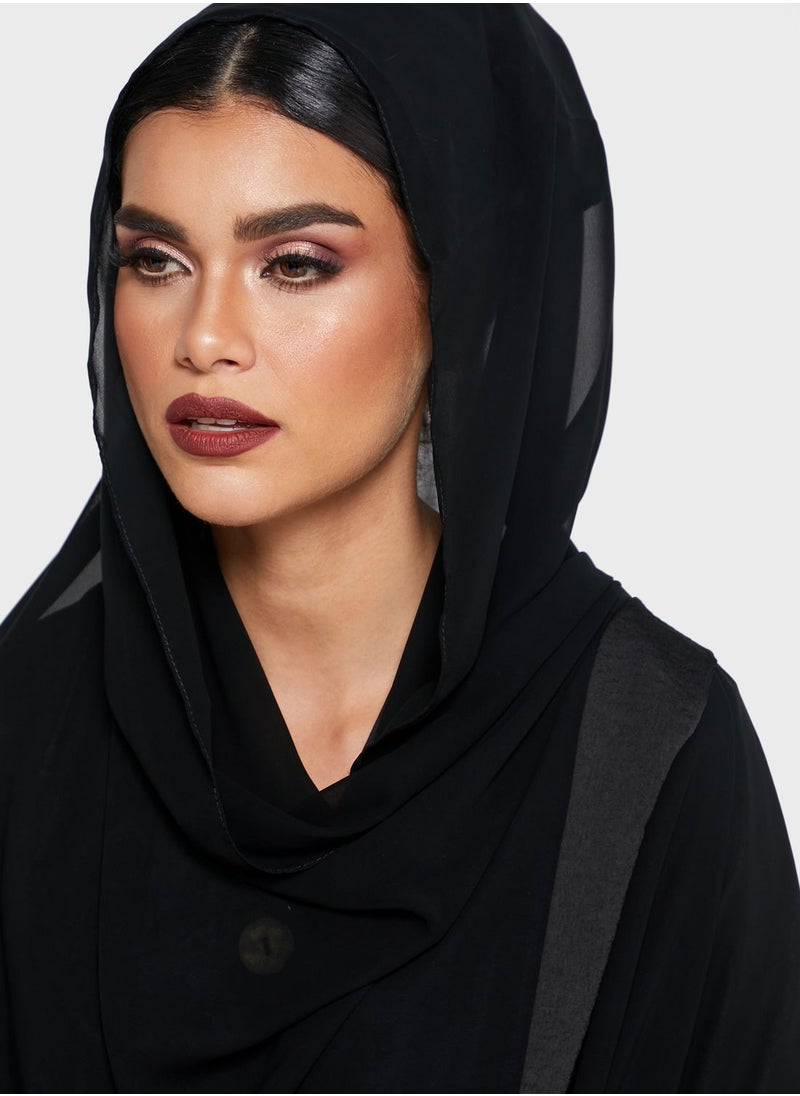 هيا كلوزيت - عباية باكمام واسعة - Image 1