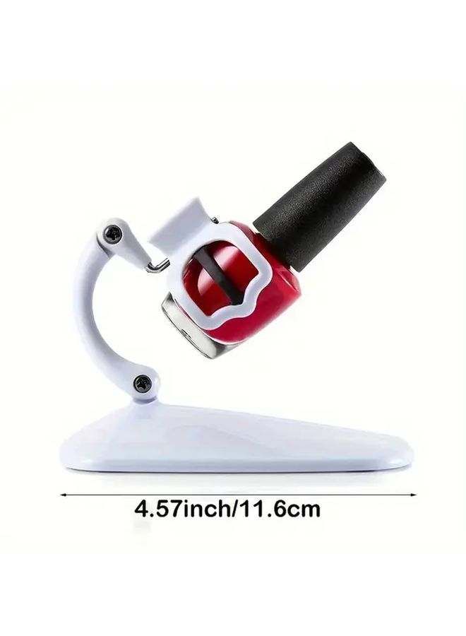 Nail Polish Bottle Stand Holder Clip Nail Tool Rack Ergonomic Grip Manicure Pedicure Accessory - Image 3