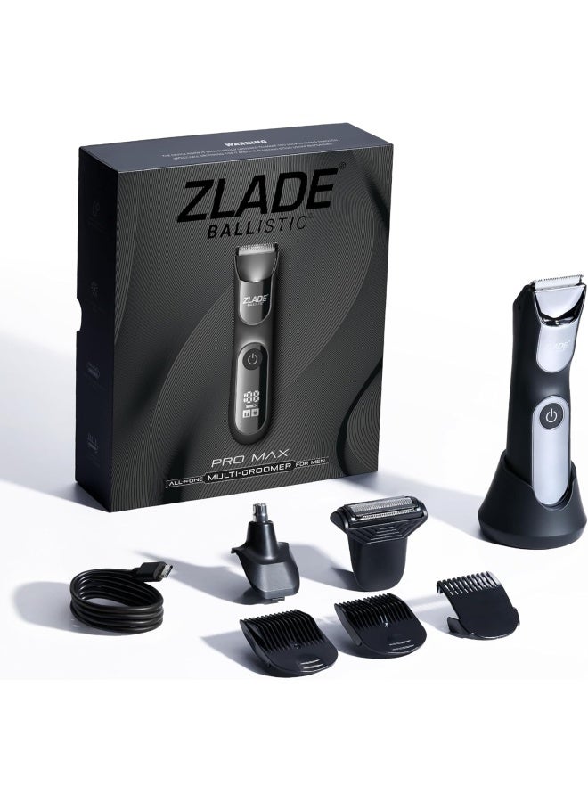 زلاد ماكينة حلاقة    و   | ماكينة حلاقة احترافية متعددة للرجال | لاسلكية، مقاومة للماء، ودقيقة | ماكينة حلاقة شعر ولحية الكل في واحد - Image 1