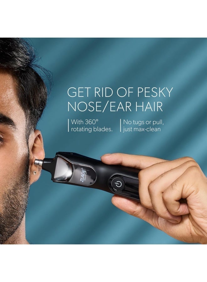 زلاد ماكينة حلاقة    و   | ماكينة حلاقة احترافية متعددة للرجال | لاسلكية، مقاومة للماء، ودقيقة | ماكينة حلاقة شعر ولحية الكل في واحد - Image 4