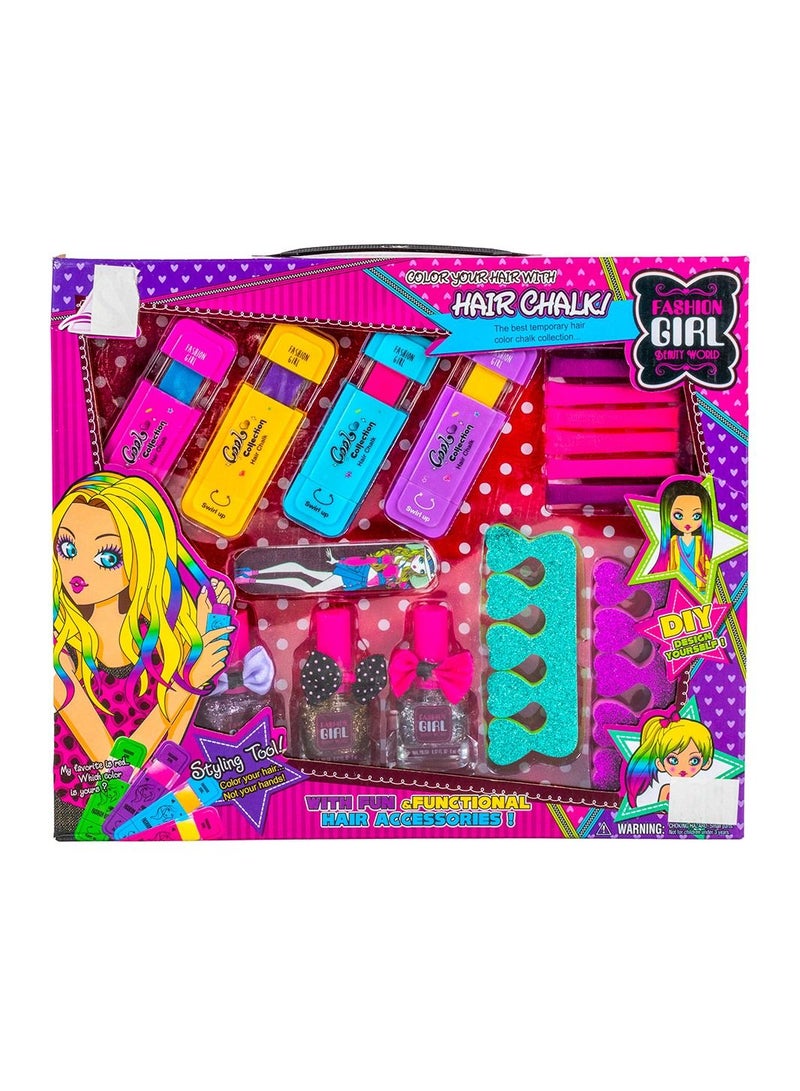Hair Chalk and Body Tattoo Collection Set - J-506 - Image 1