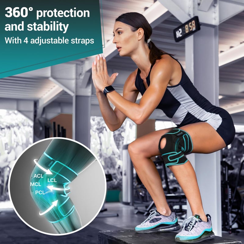 DR. BRACE ELITE Knee Brace with Side Stabilizers & Patella Gel Pads for Maximum Knee Pain Support and fast recovery for men and women-Please Check How To Size Video (Earth, Small) - Image 5