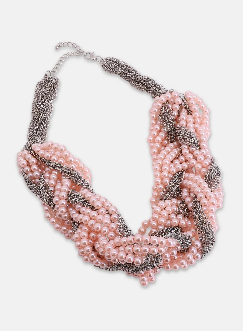 Sohi  Braided Multi-Strand Necklace for Women | Best Price UAE