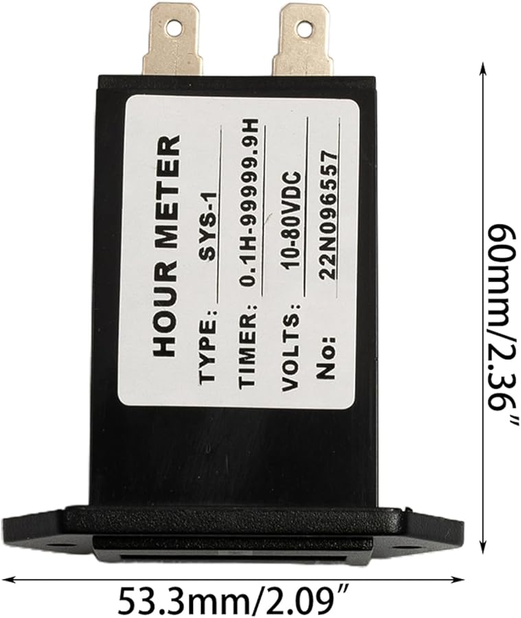 Mechanical Hour Meter Complete Seal Timer Gauge For Diesel Gasoline Engine Generator HM002 - Image 5