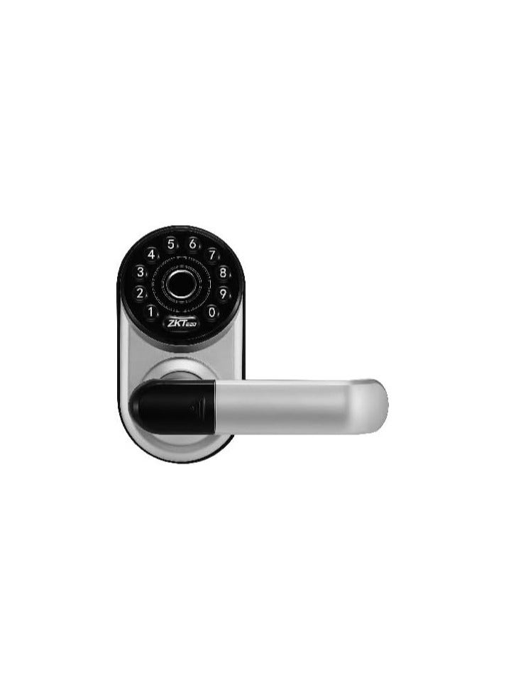 ZKTeco ML300 Smart Door Lock with Bluetooth, Fingerprint & Keypad | Biometric Lock with Google Assistant Voice Control | Remote Access via ZSmart App | Easy Install | Zinc Alloy | Long Battery Life - Image 1