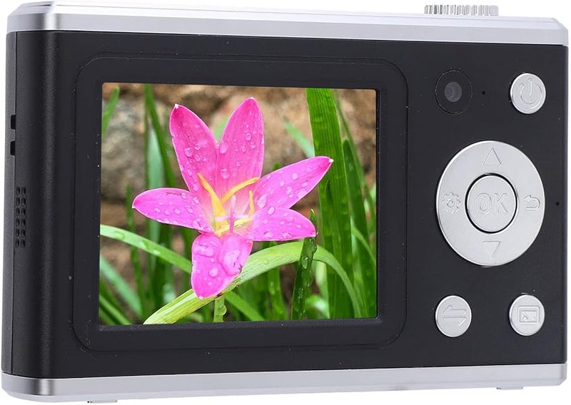 Digital Camera 48MP Front Rear Lens 2 4 Inch IPS Screen Long Battery Life Built In Fill Light For Travel Vlogging Black - Image 3