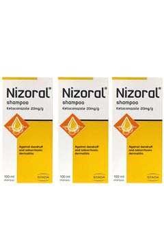 Nizoral Nizoral Pack Of 3 Anti dandruff Shampoo 100 ml  - Image 1