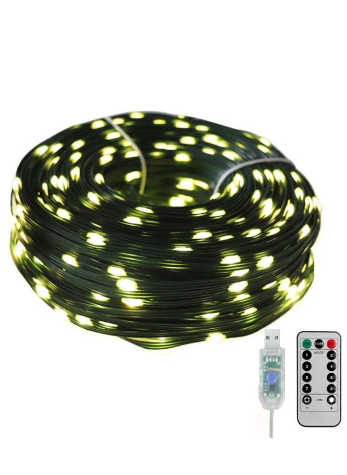 Topcore LED Llight String Outdoor Waterproof Christmas Holiday Garden Decoration, Length: 30m 300 Light  - Image 2