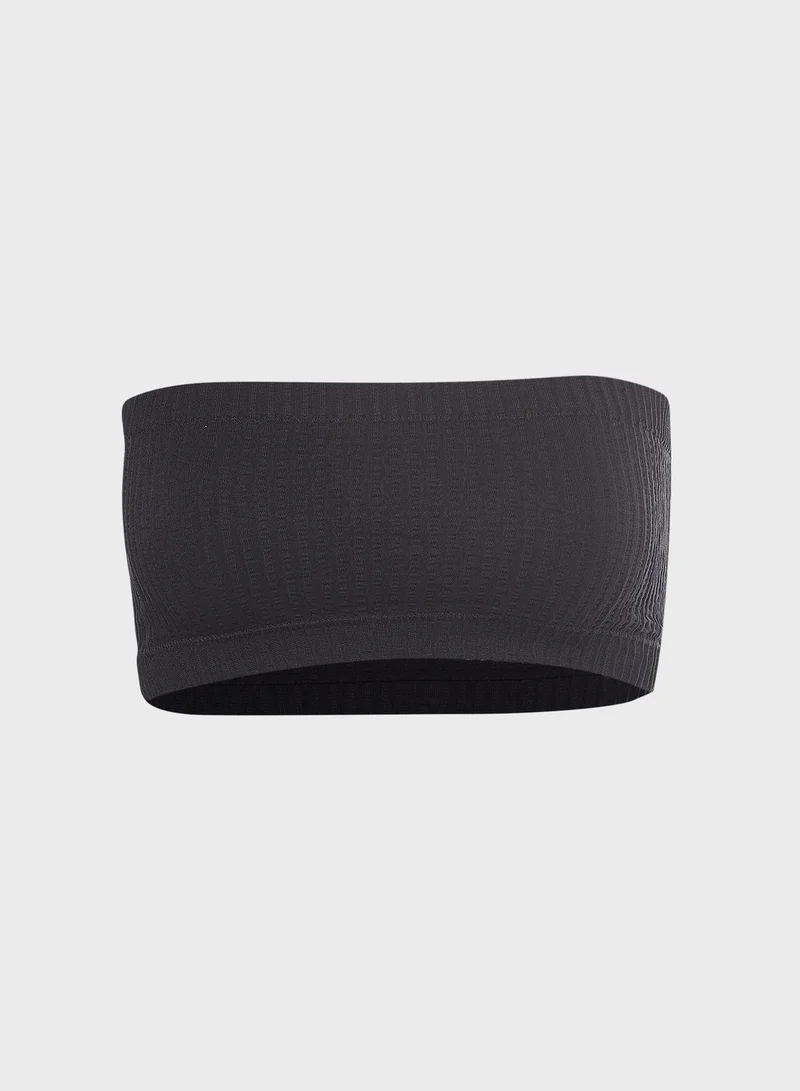 URBAN OUTFITTERS Ribbed Bandeau Bikini Top